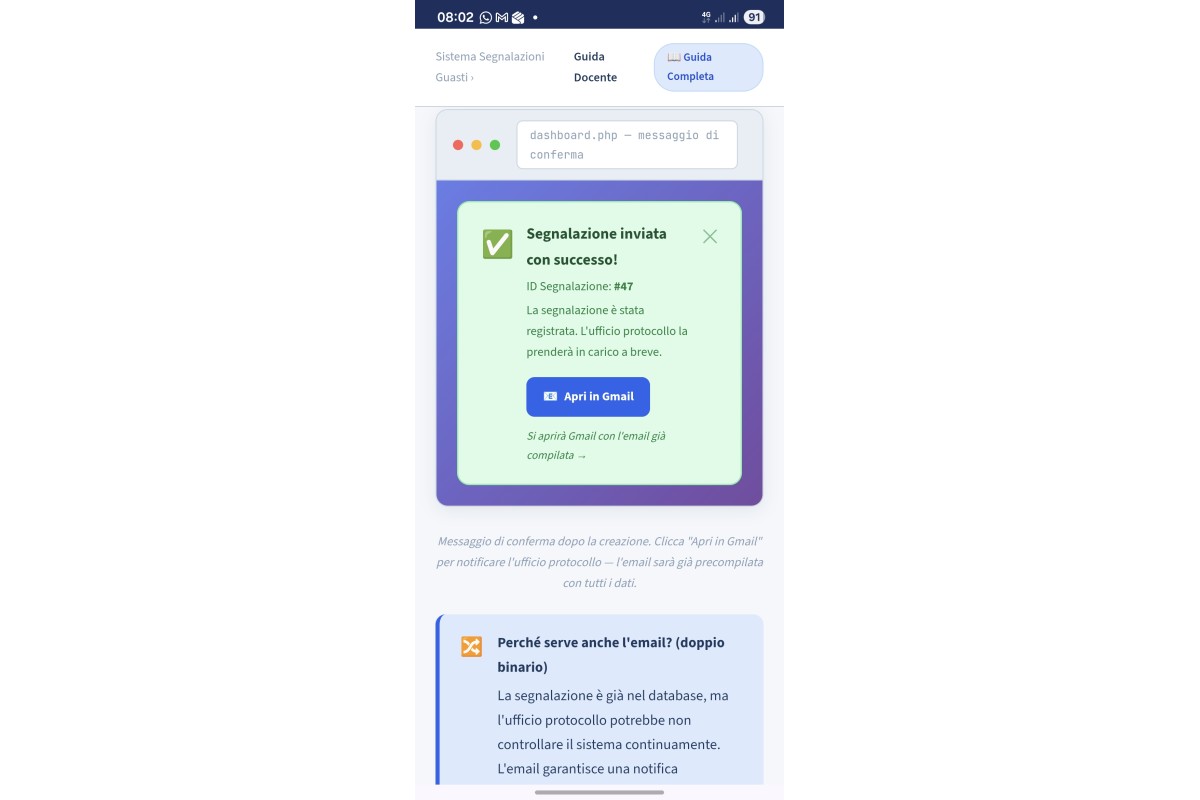 🔧 Gestione Segnalazioni — Ora disponibile